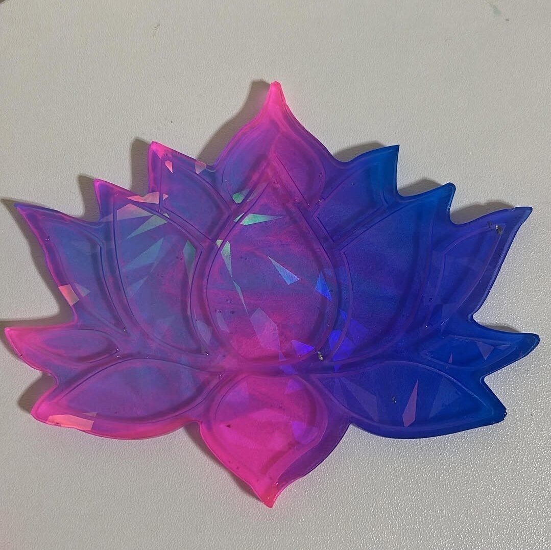 Lotus flower trinket tray